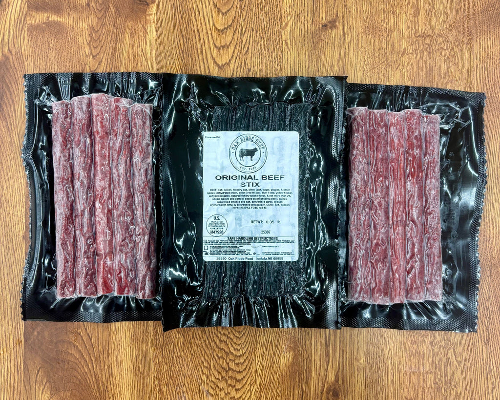 Beef Sticks snacks nebraska raised beef